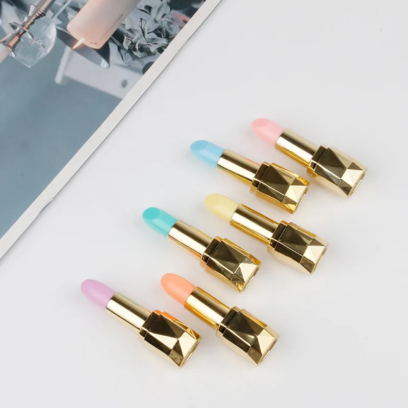 Factory Delivery Lipstick 6 Color Highlighter Student Cute Marker Pen Personalized Promotion Highlighter Pen