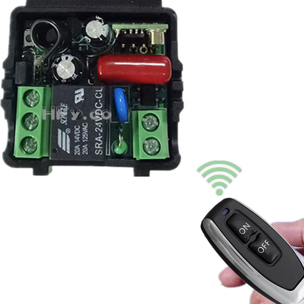 Комплект универсального беспроводного пульта дистанционного управления с 2 кнопками 1 канал универсальный комплект