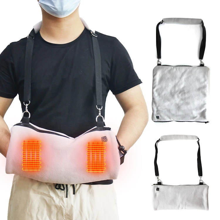 Newest Winter White Color 5V Heated Hand Muff Battery Operated Pouch Electric Warmer for women men