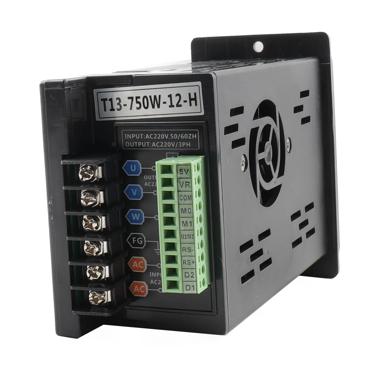 750W 1-99HZ Variable Frequency Drive Inverter Accuracy Speed Control Electronic Controller for Electric Motor