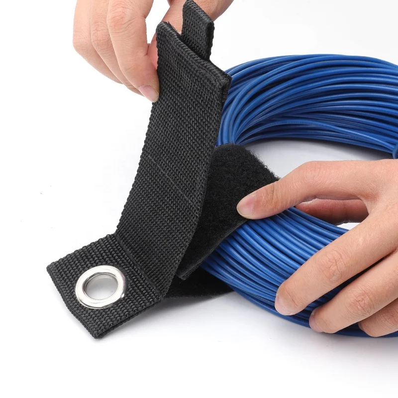 Adjustable hook and loop Storage Straps Hook and Loop Strap with Buckle Receive Thing Belt Nylon
