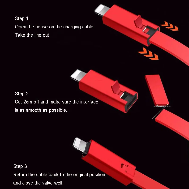  3A 5A Регулируемый USB кабель возобновляемые источники телефона зарядный для передачи данных iPhone быстрого ремонта Android Тип C мобильного повторного