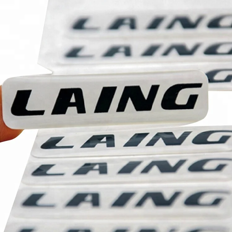 Hot Sales Custom Logo Adhesive Epoxy Stickers Resin 3D Resin Dome Label Printing Decals Home Decoration Floor Decoration