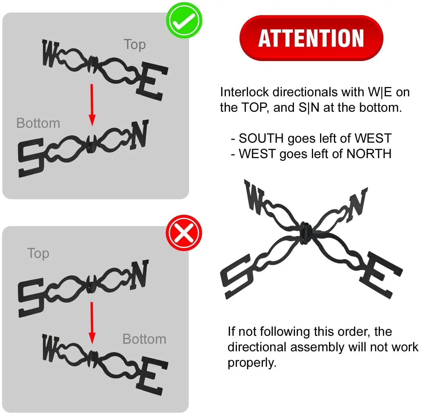 Garden Weather Vane metal Rooster Stake Crowing metal Rooster weather vane for Yard Metal Rooster Stake Decor Garden