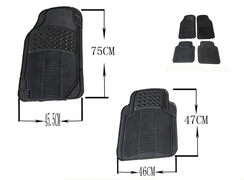 Factory Direct Sales Durable Auto Floor Anti-slip Heel Pad Mat for car