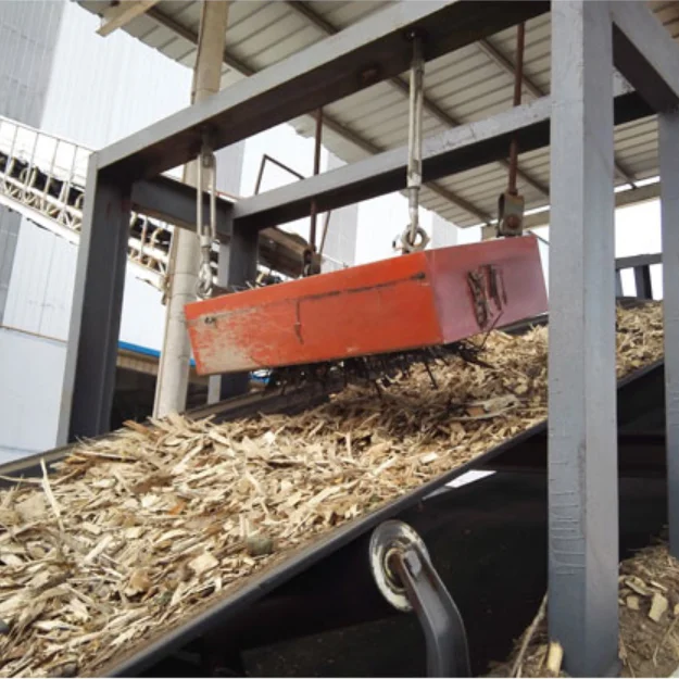 mineral  iron remove supplier permanent magnetic separator for conveyor belt