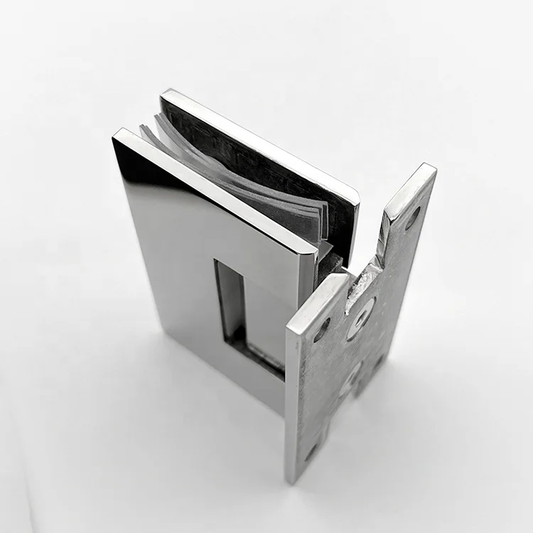 Heavy Duty 90 Degree Glass Door Hinge Cupboard Showcase Cabinet Pivot Glass Shower Doors Hinge Dropshipping