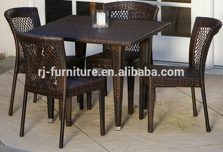 outdoor furniture set  patio rattan set garden dining table chair