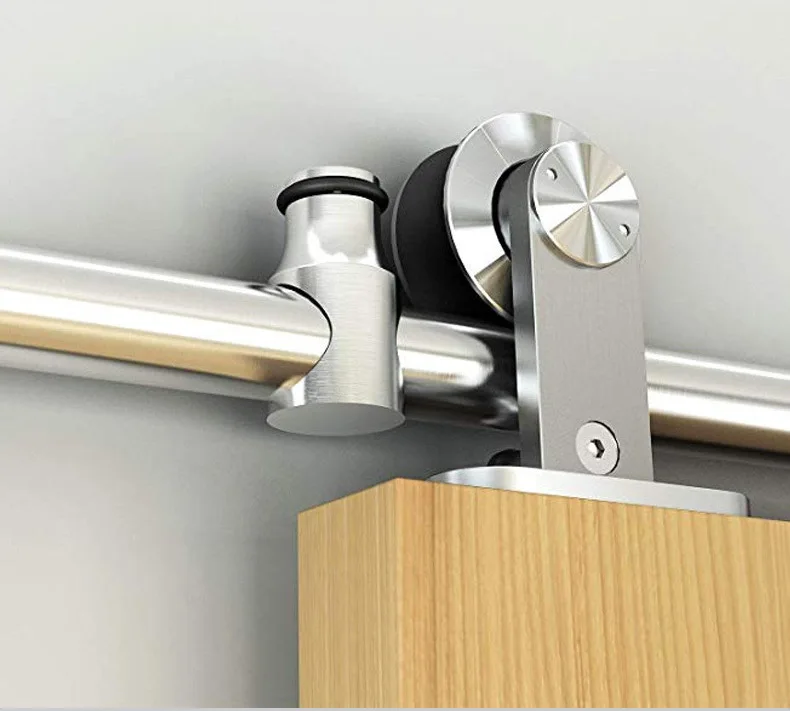 China Manufacturer Mini Cabinet Sliding Barn Door Track Hardware Kit Roller Wooden Door Sliding System Barn Door Track Rail