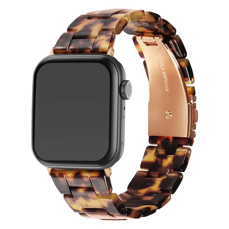 Ремешок для часов OEM женщин с пряжкой из нержавеющей стали iWatch полимерный ремешок модный роскошный резиновый