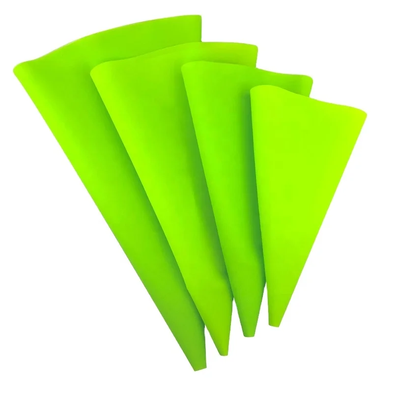 Colorful Reusable 4pcs Icing Bag Set Cake Tools Decorating Baking Cookie Pastry Bag