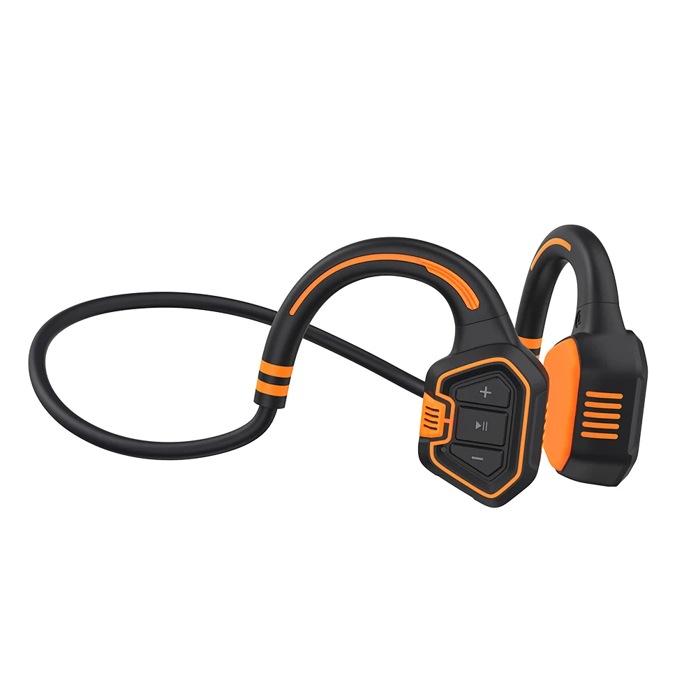 Customized IP68 Waterproof Wireless Headset Bone Conduction Openear Headphone for Swimming and Sports