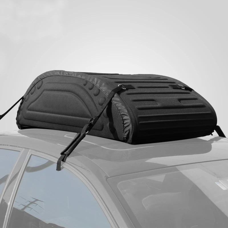 PE Custom Waterproof Outdoor Travel Auto Car Roof Top Cargo Luggage Carrier Storage Car Roof Bag