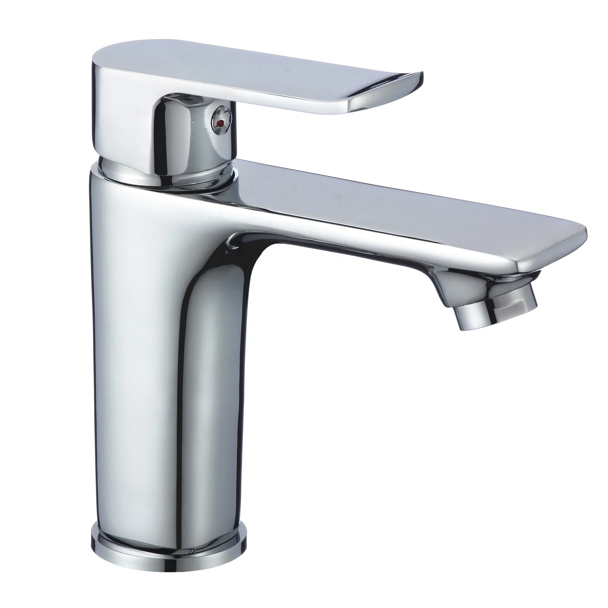 B0078-B  Chrome finish bath shower faucet single handle zinc wall mounted bath mixer tap
