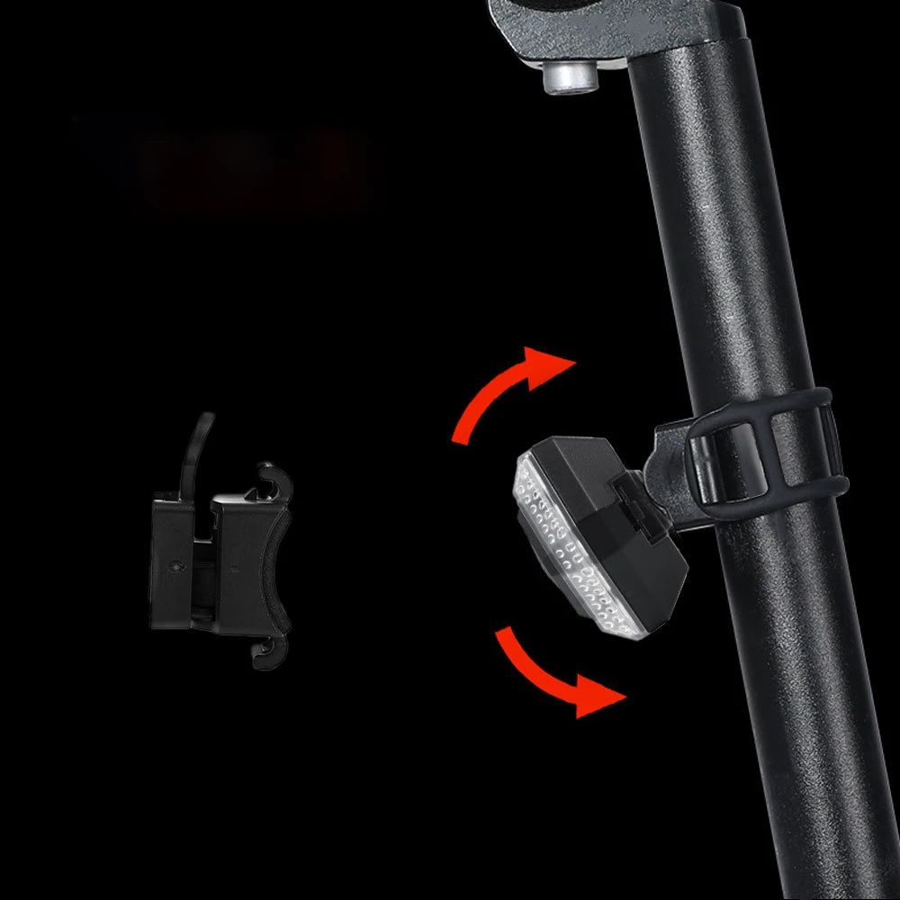 SY101 Wholesale Price IP65 Waterproof Brake Wireless led bike tail light with indicator Bicycle Tail Light USB Rechargeable