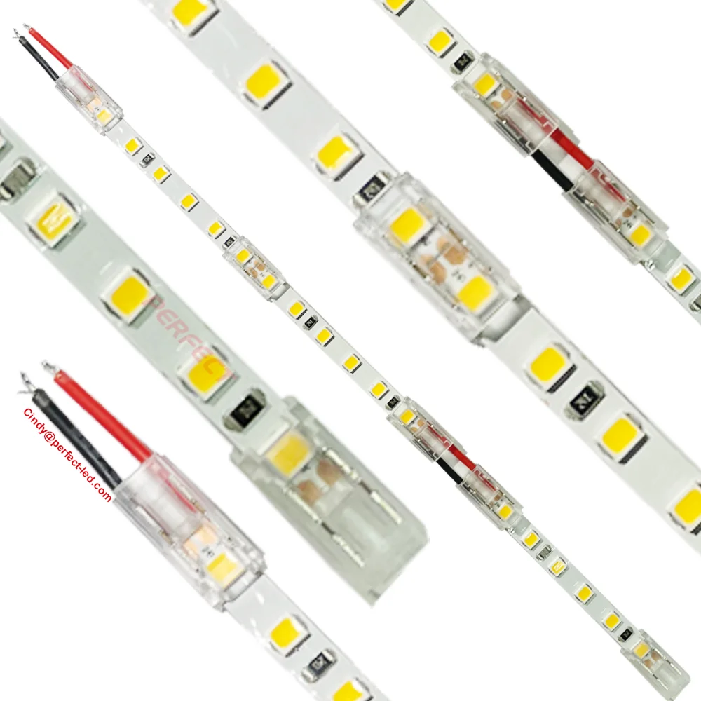 Тест-полоски для провода SMD5050 SMD2835 разъем Беспрерывное пайки светодиодные ленты Разъем Светодиодные