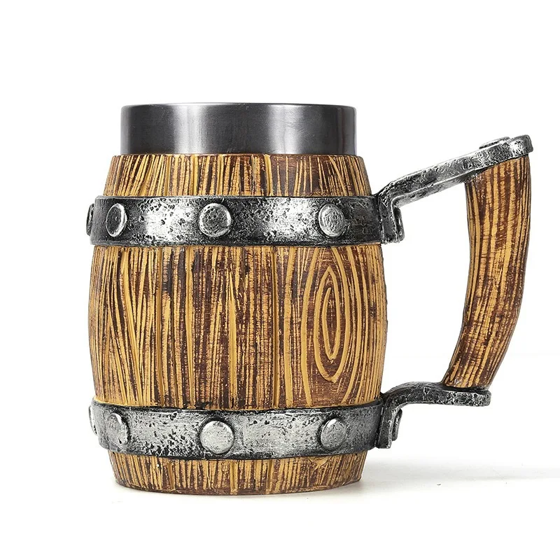 Game Of Stainless Steel Beer Mug Resin Whiskey Cup Thrones Mug Embossed Beer Mug