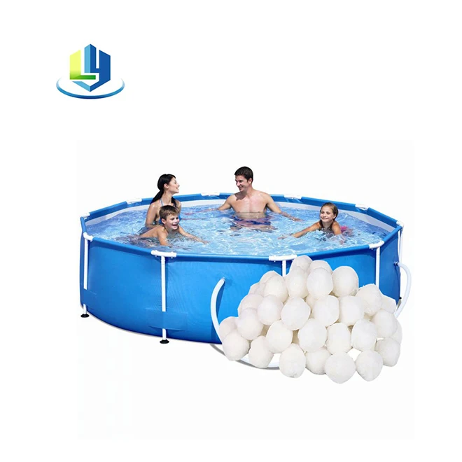 
Pool Accessory Water Quality Fine Filter Material Fiber Ball For Swimming Pool 
