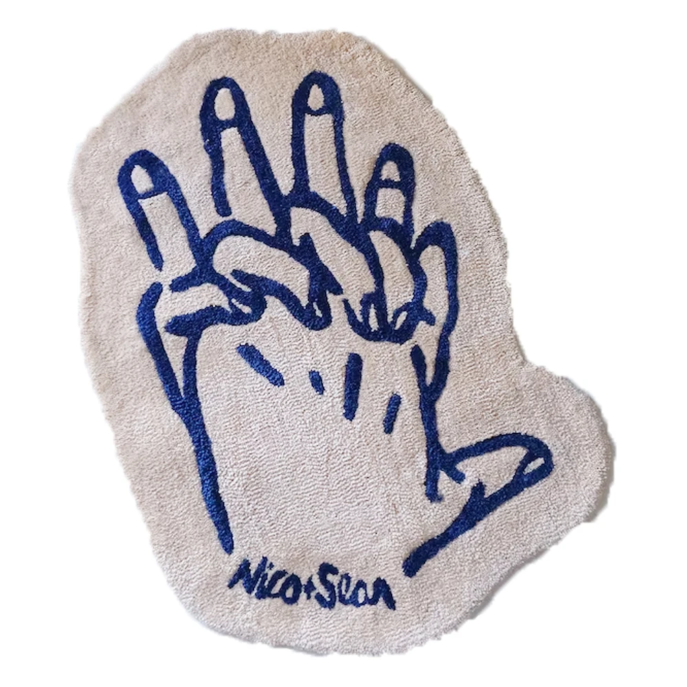 FMT 2024 Luxury Living Room Rug Hand Tufted Poly Silk Wool Viscose Acrylic Carpets And Area Rugs Silk Wool Blend Carpet