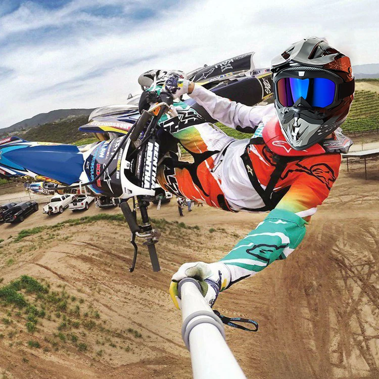 In Stock Wholesale motorcycle glasses off road dirt bike motocross mx goggles with nose guard