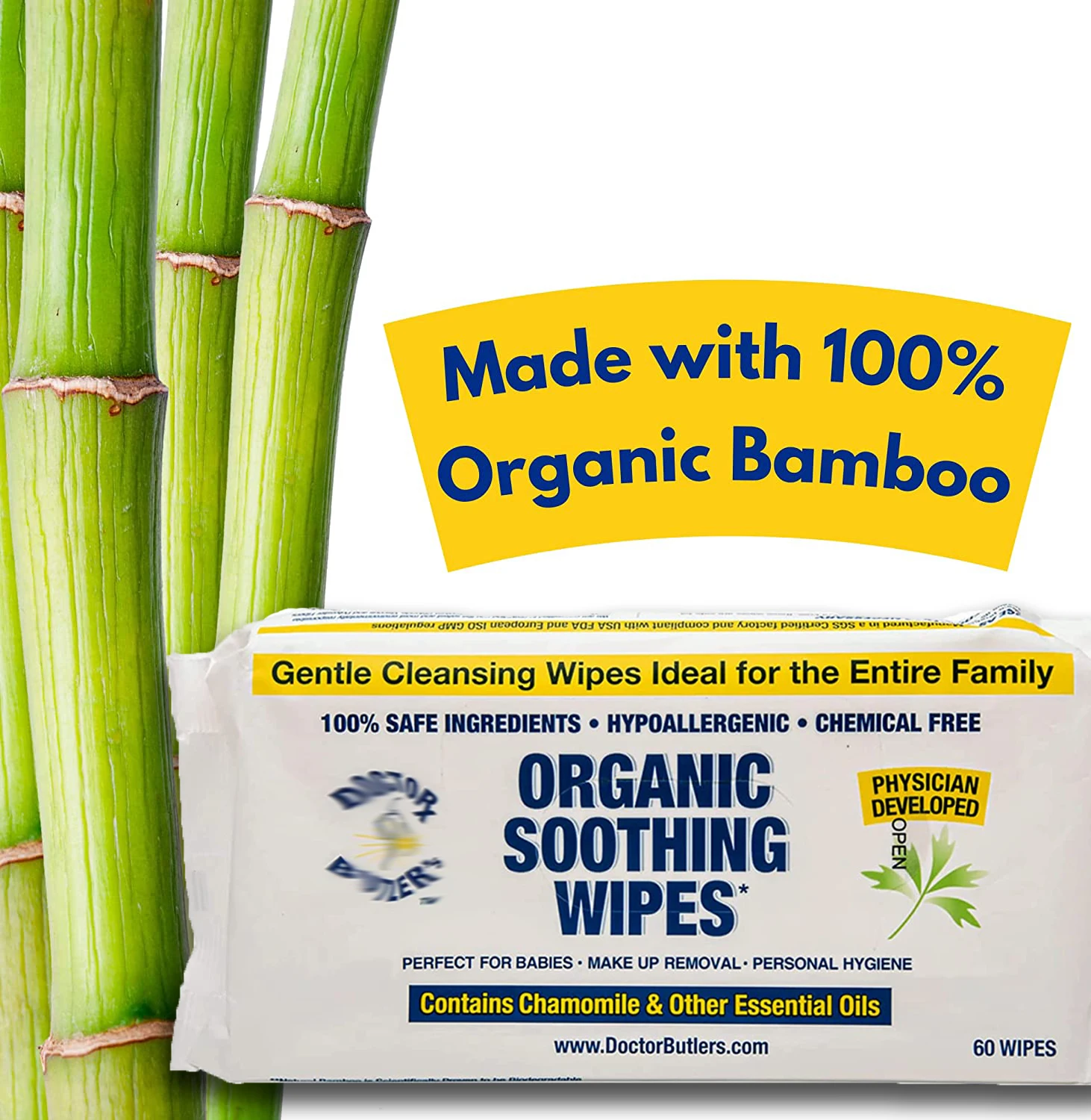 Bamboo fibre Soothing Wipes All-Purpose Wet Wipes for Sensitive Skin Face towel OEM