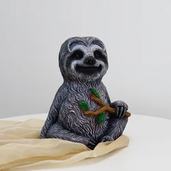 Best selling hand-made exquisite eco-friendly sloth animal  resin crafts   home decoration holiday  kit set epoxy mo