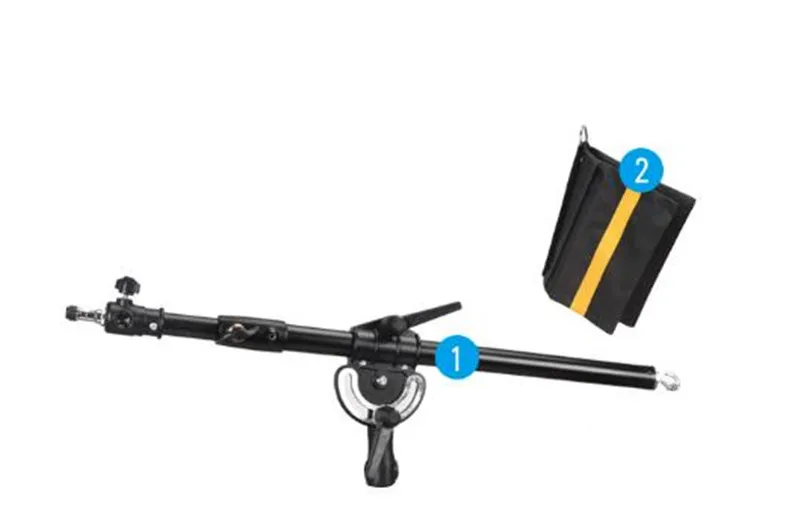 
Flash light cross arm lamp holder dome light rack cross-bars LS-12 Photo studio photographic equipment support 