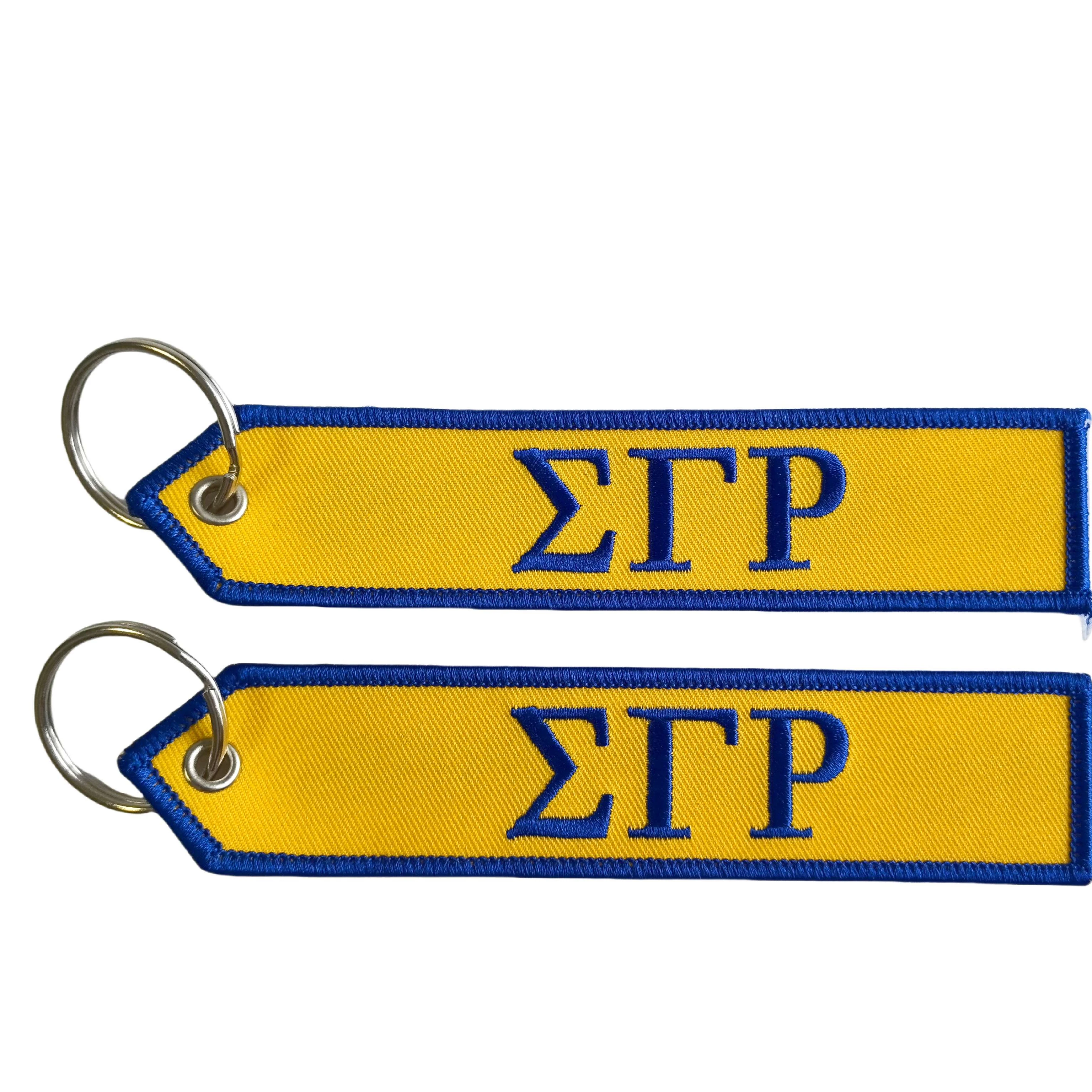 Signa Gamma Rho Embroidery Keychain for Greek Sorority as Gifts
