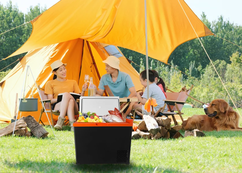 mini lunch box car fridge Refrigerator 12V Car Fridge 45w Portable Freezer Compressor Cooler Compressor Freezer