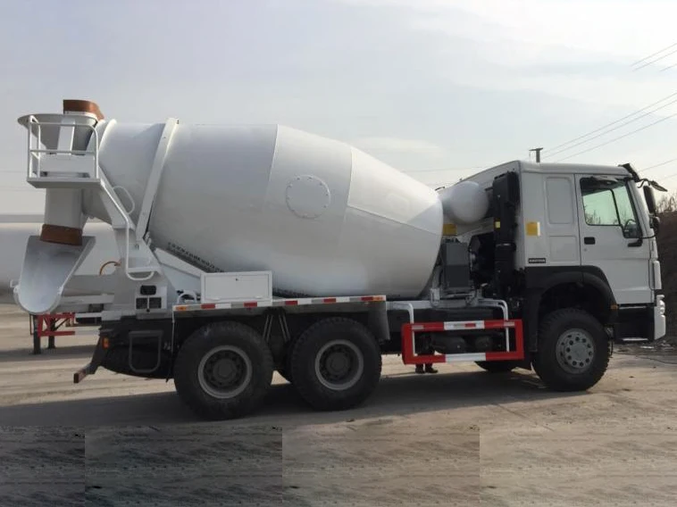 China Brand HOWO 10m3 Concrete Mixer Truck with Euro II Emission Mixer Truck for Sale