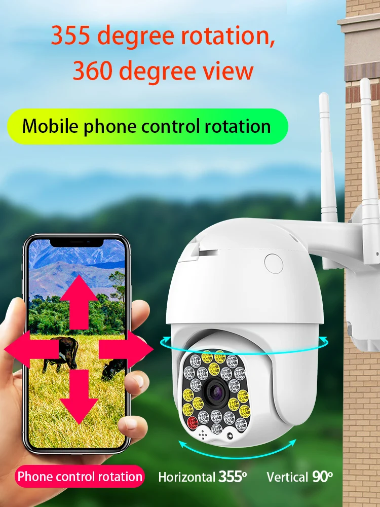 30W solar panel PTZ 4G HD camera 1080P Full-Day Video dome IP 360 degree cam Wireless  security battery outdoor Waterproof cctv