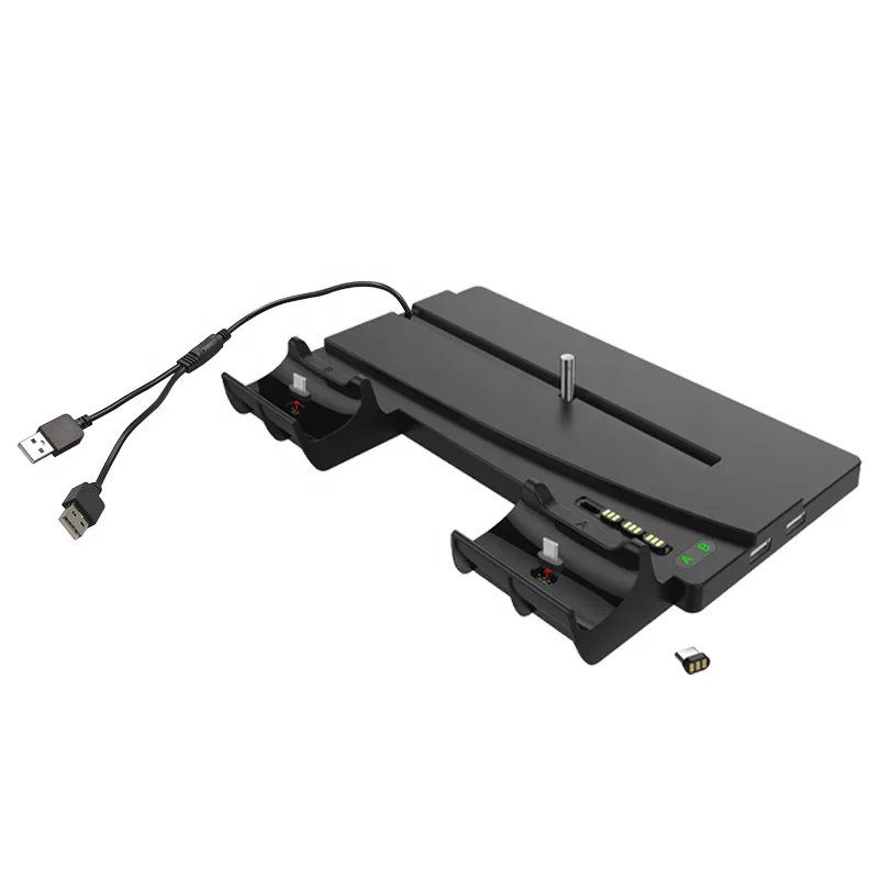 Vertical Stand for PS5 for Playstation 5 With DualSense Controller Charger Station 2 Hub Port