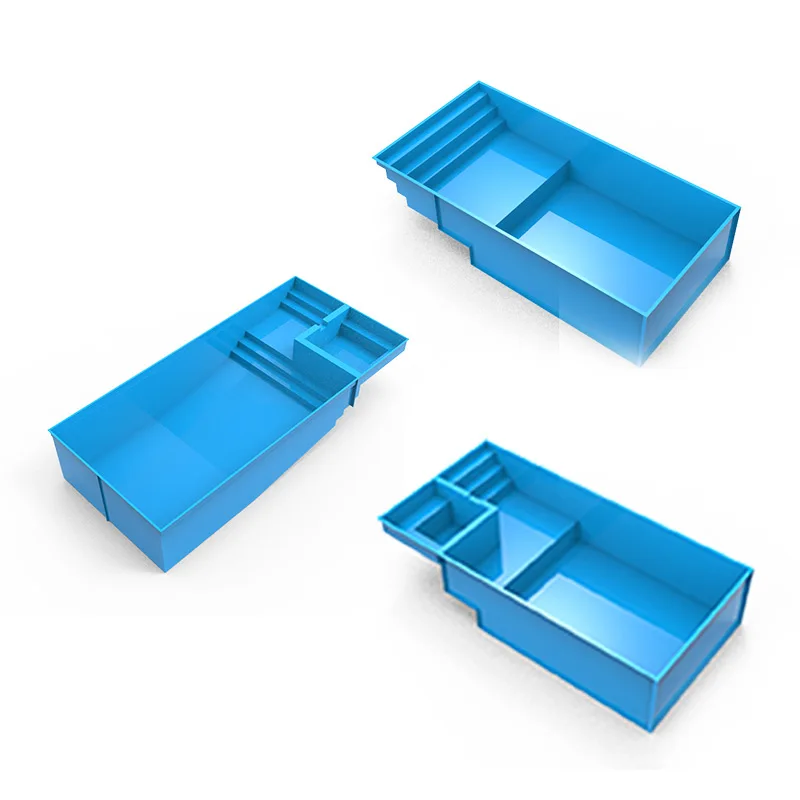 New portable big hard plastic inground swimming pool kit fiberglass pools swimming outdoor 6ft deep for adults