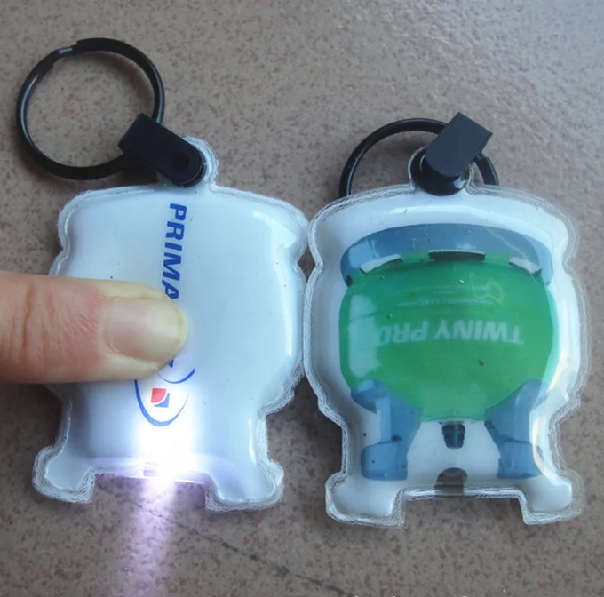 Souvenir Gifts Pvc LED Keychain Light,Custom Promotion Product,Wholesale Cheap Keychain