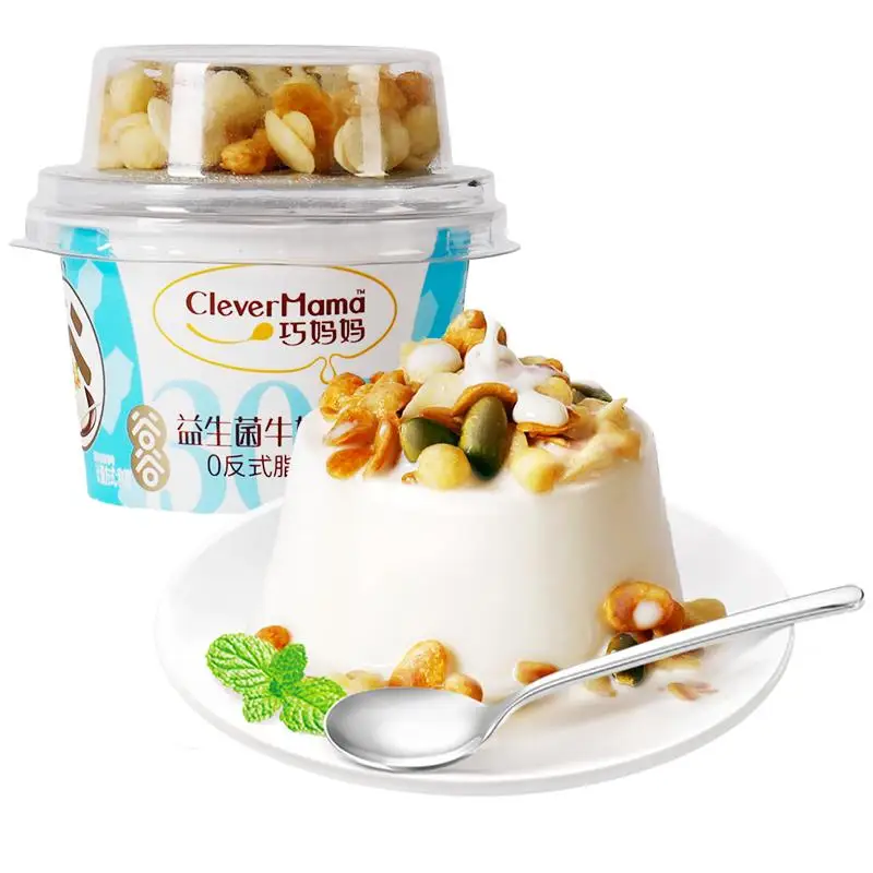 Clever Mama 85g Low Fat Zero Gelatin Wholesale Lactobacillus Cereal Halal Konjac Jelly Pudding