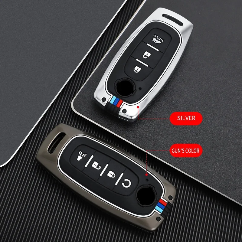 Car Remote Zinc alloy Silicone Key Full Cover Case For Nissan X-Trail T32 T31 Kicks Tiida Pathfinder Note Case Shell Cover