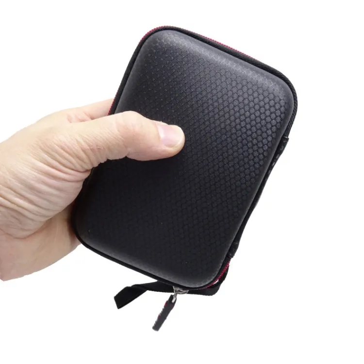 Custom data cable portable accessory storage box EVA hard disk case bag Protection Hard Carrying Travel for SSD Cables bag