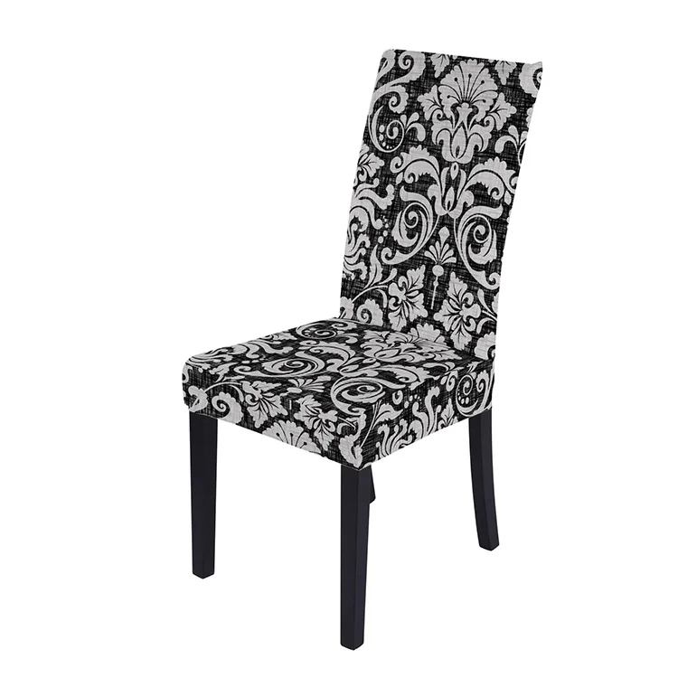 Ceremony chairs cover geometric printing series chair cover spandex