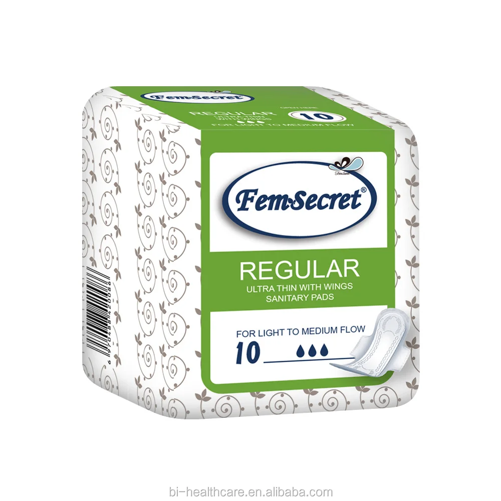 Regular Use Sanitary Napkins Breathable Naturally Ladies Pads Periods Towel Supplier Soft Custom Top Cotton OEM