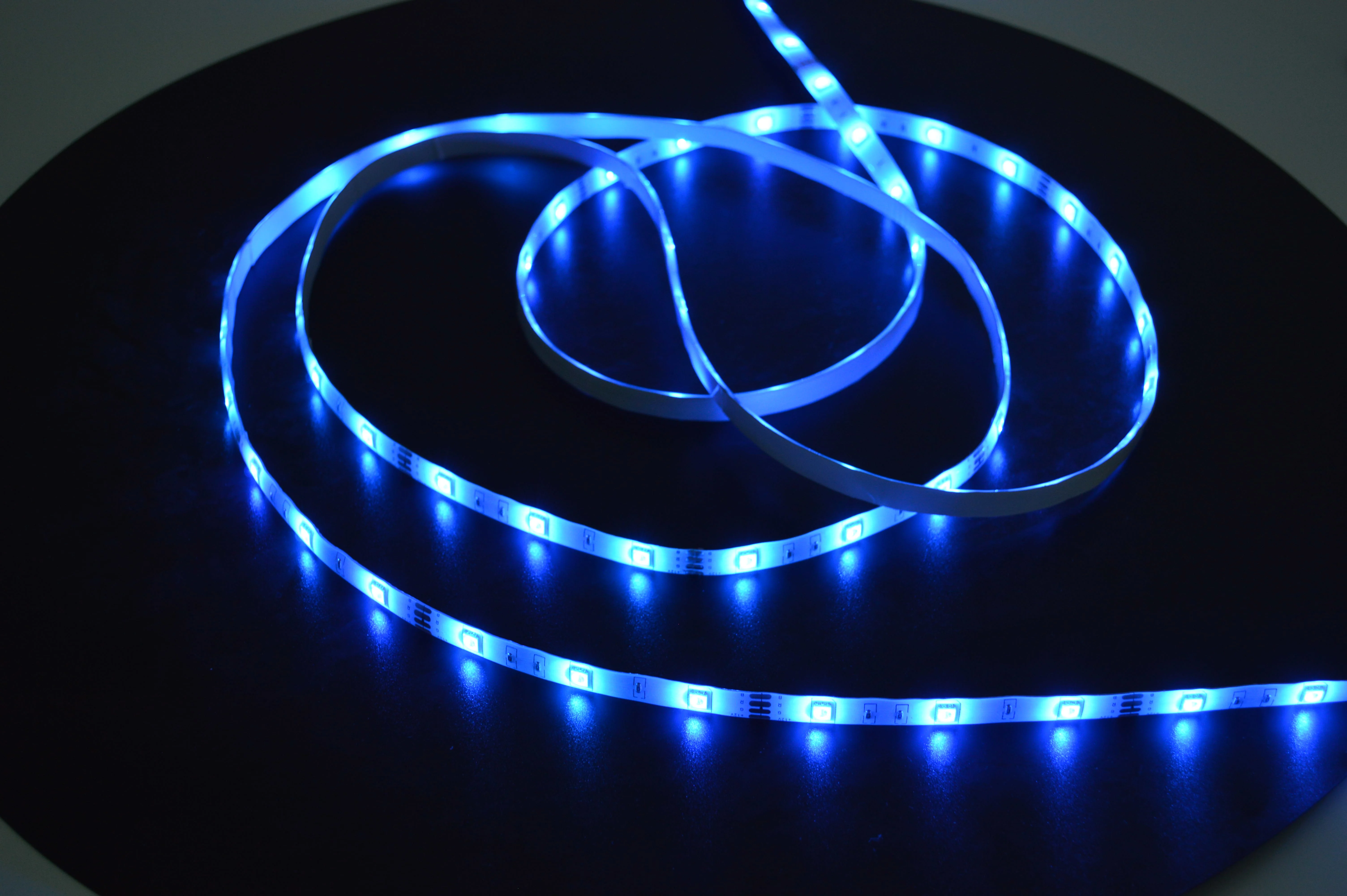 Room LED Strip Lights OEM Luces Remote Control Tira Luces RGB Led Copper Bluetooth APP Remote for Bar 5m DC 12V Led Ws2801 30000