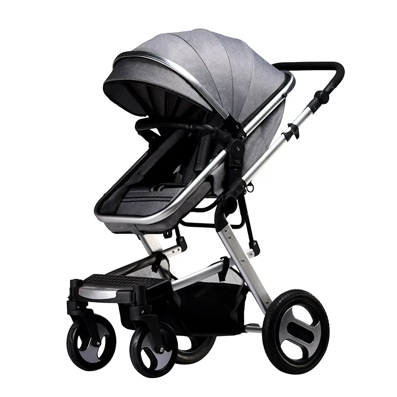 Customized baby stroller green pink grey easy open portable  safe stroller