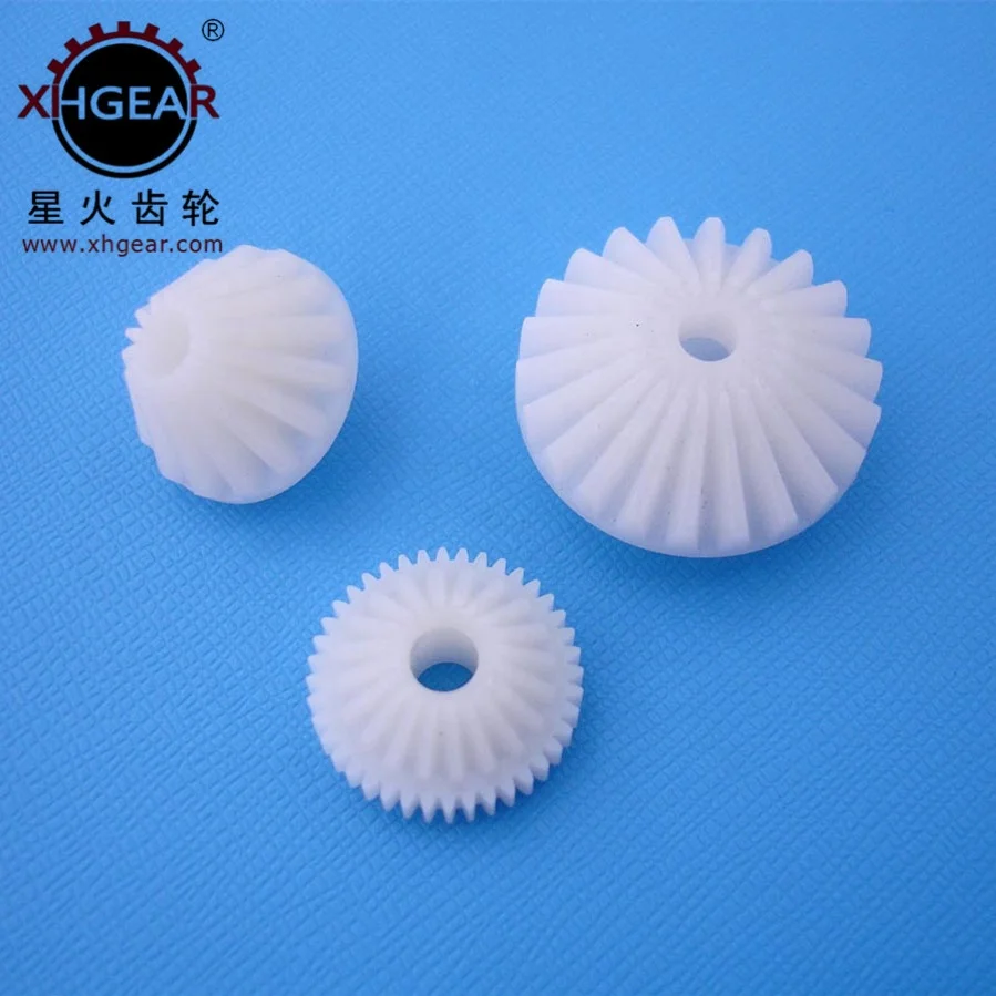 China Gear Manufacturer Custom High precision Plastic double Crown Wheel Pinion Bevel Gear