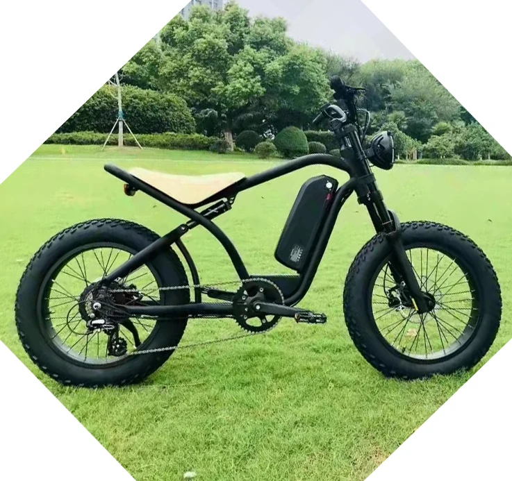 Popular New Producing Bike Fat Tyre Retro Electric Bicycle / Enduro Fat Tire Vintage Ebike