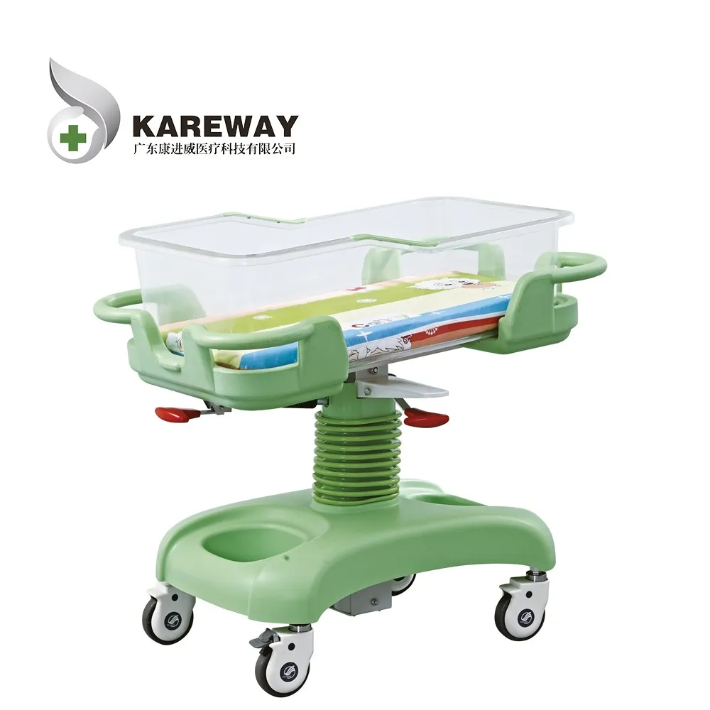 Wholesale ABS Baby Medical Bed Children Pediatric Bed Manual Newborn ICU Crib