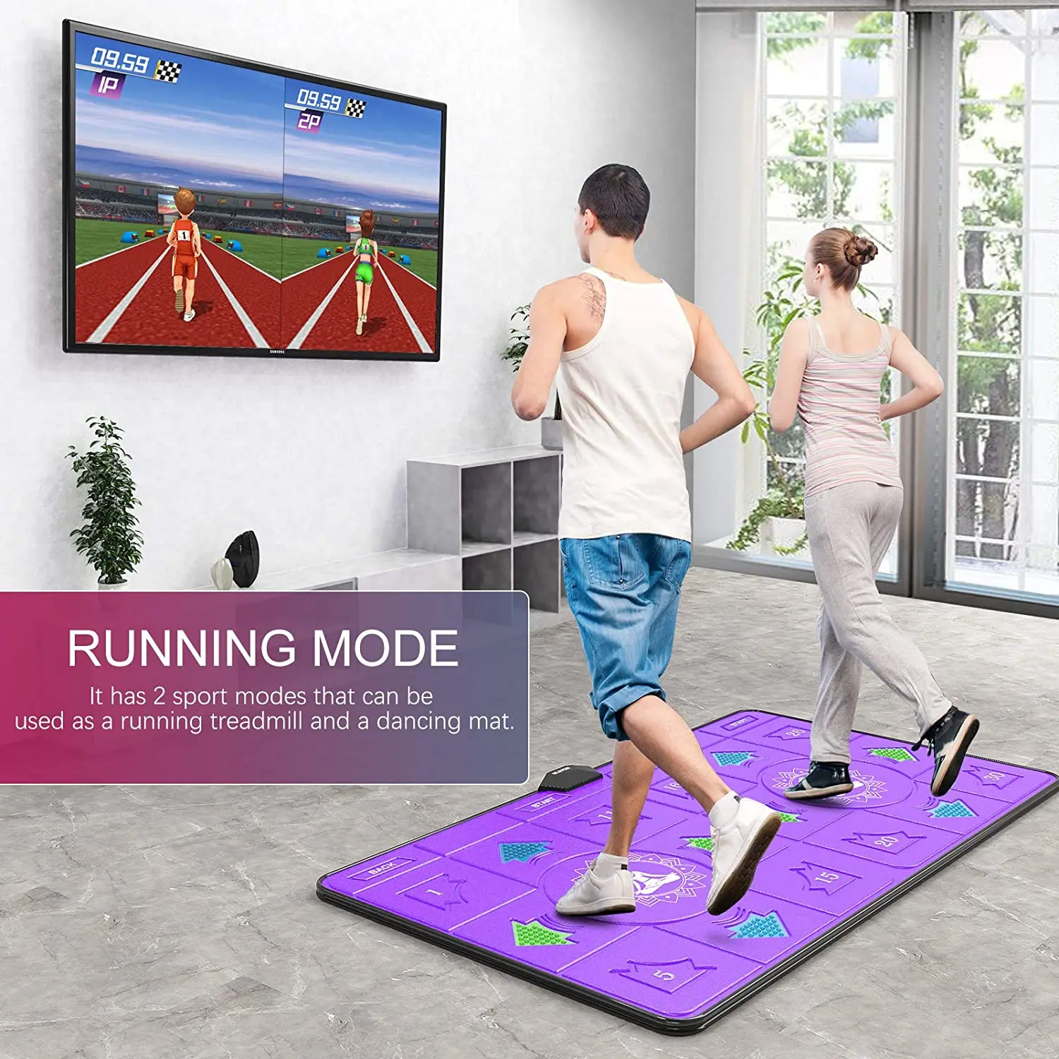 HDMI TV Computer Wireless slimming Yoga Dance Mat Game for Adult Kids Boys Girls Dance Floor Portable Musical Blanket Pad