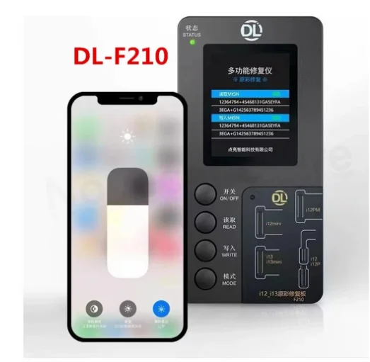 Программатор восстановления тона DL F210 для iPhone 8-11 12 13 mini Phone ORI/Copy Display, инструменты для ремонта оригинального цвета