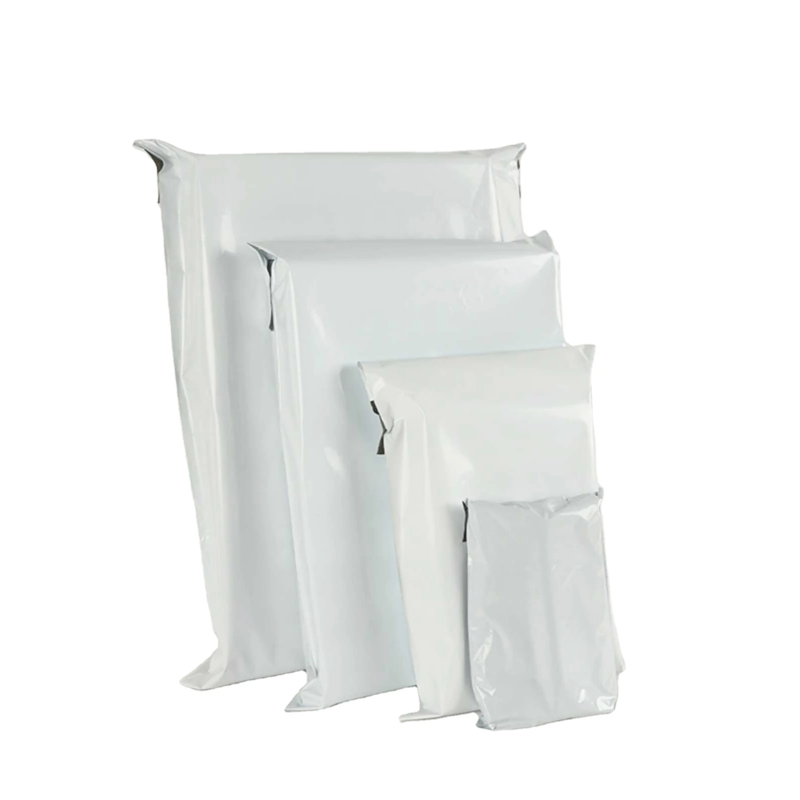 
In stock Low MOQ white poly mailer plastic packaging mailing shipping envelope courier bag for clothing  (60837646921)