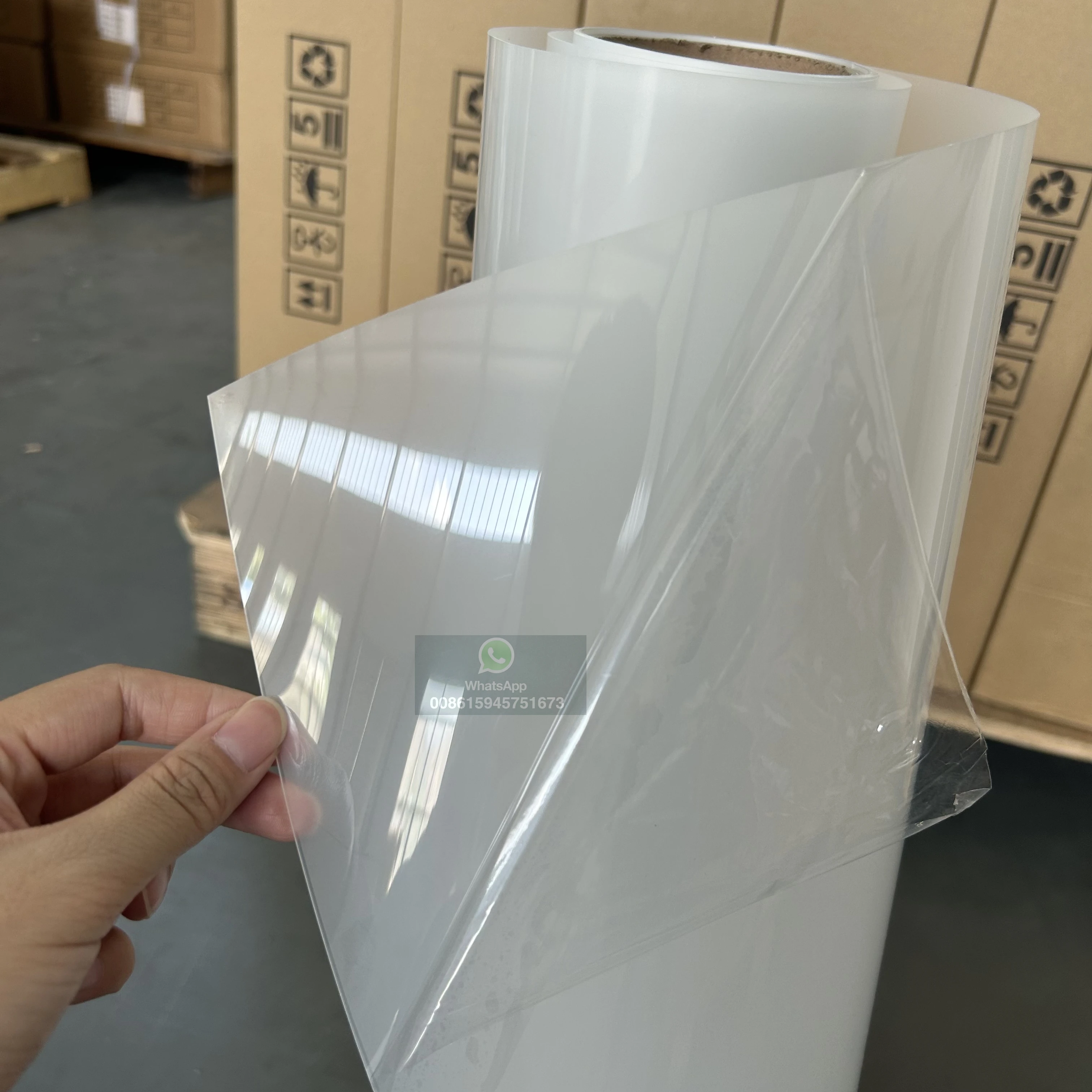 Wedding Photo Album Vinyl 3D Transparent Plastic Laminating Film for Paper Laminating in Roll