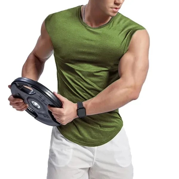 GYM Clothes Sleeveless Fitness Workout Shirts Muscle  T Shirts Tank Tops For Men