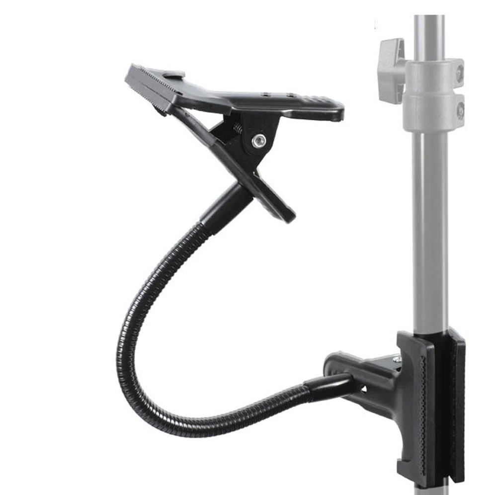 Kaliou Multifunction 50cm Flexible Magic Arm + 2 Strong Iron Background Holder Clamp Reflector Clip Camera Photo Studio